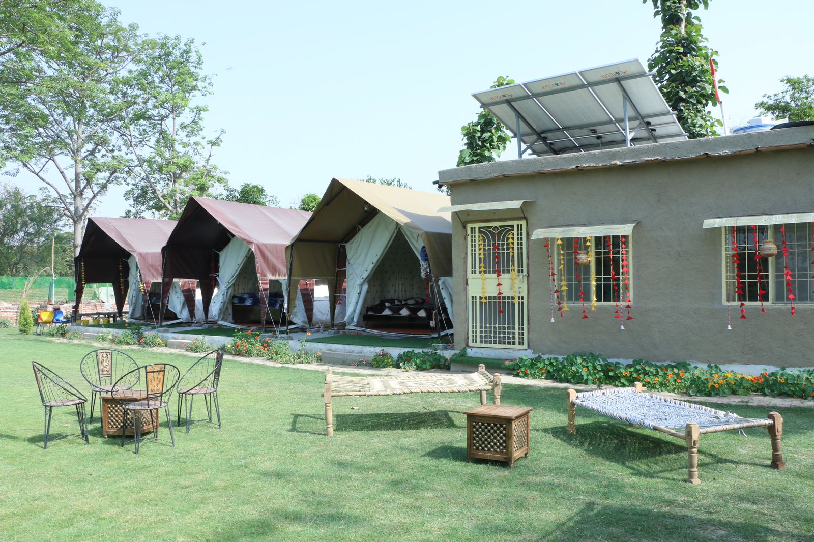 Description: Invest in an eco-friendly farmhouse in Noida Sector 133—luxury, sustainability, and nature await!